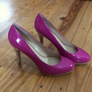 Bubblegum pink Nine West heels
